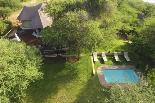 Taranga Safari Lodge zwembad